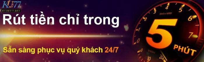 Điều kiện tham gia rút tiền Kubet77.